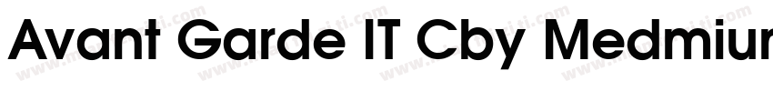 Avant Garde IT Cby Medmium字体转换